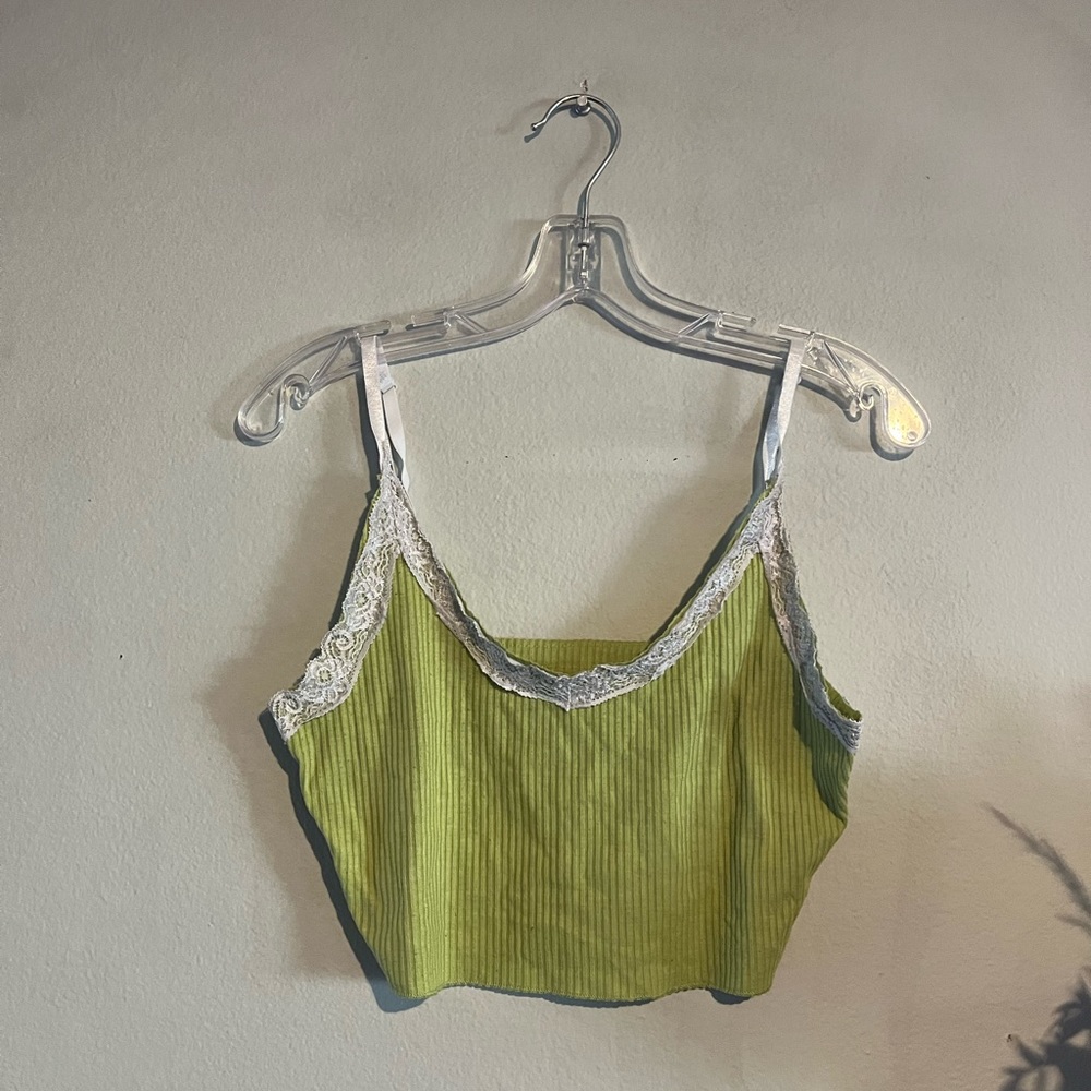 Green shein tank